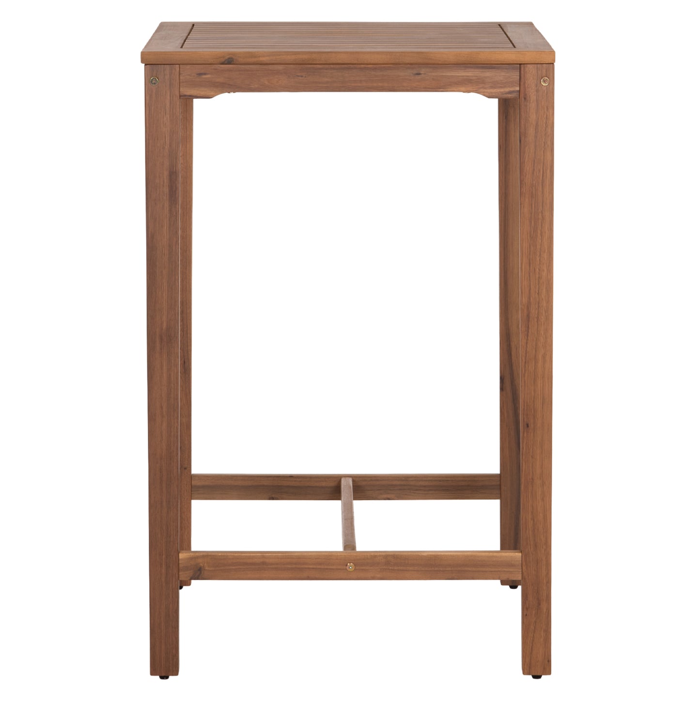 Bar Stand Square Servan Hm6516 Acacia Wood In Natural 65x65x100.5hcm.
