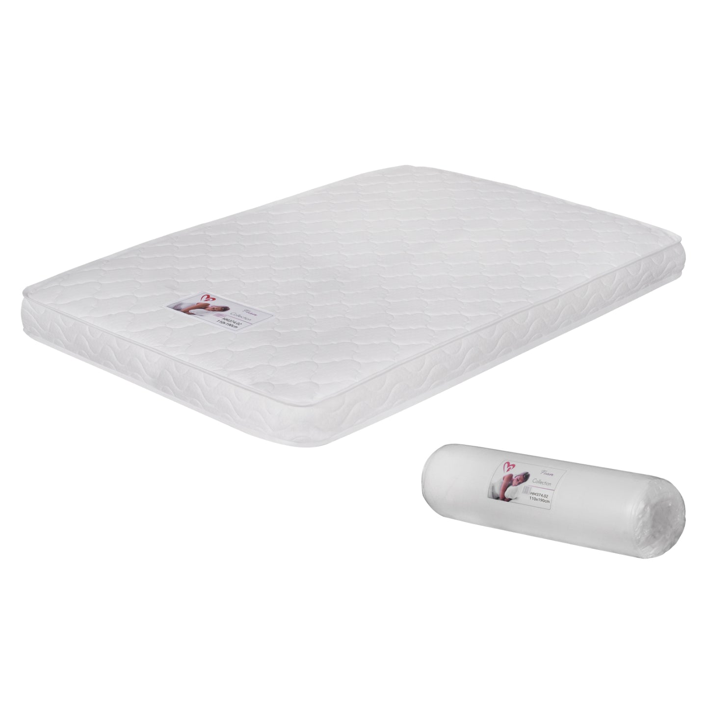 Mattress With Foam 110x190x15h-- Hm374.02 (roll Packing)