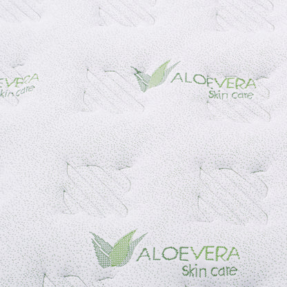 Mattress Continuous Spring With Mattress Pad Aloe Vera 110x90 Hm372.12 Single Sided