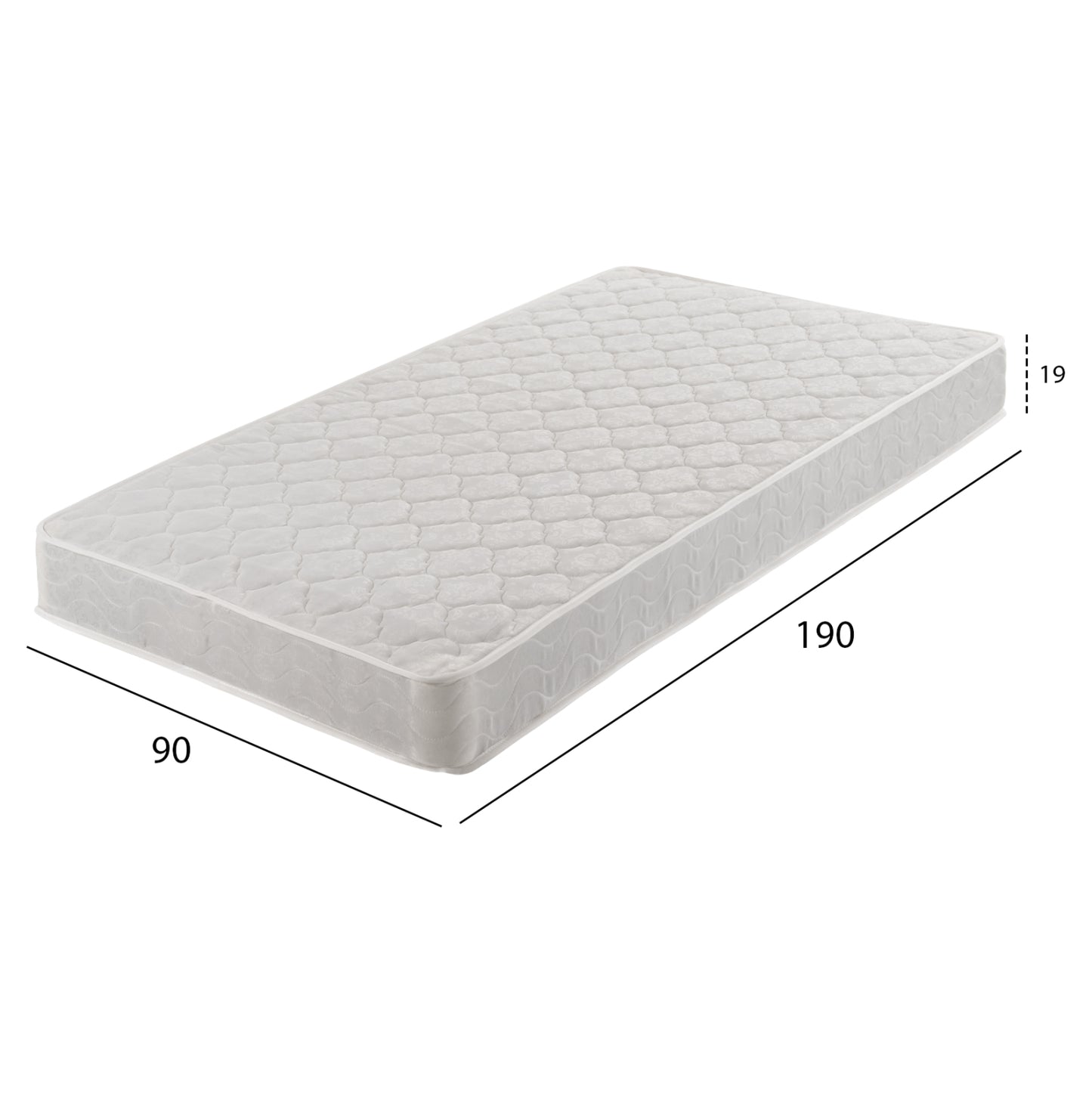 Mattress With Continuous Spring Hm669.01 Double-sided 90x190cm.