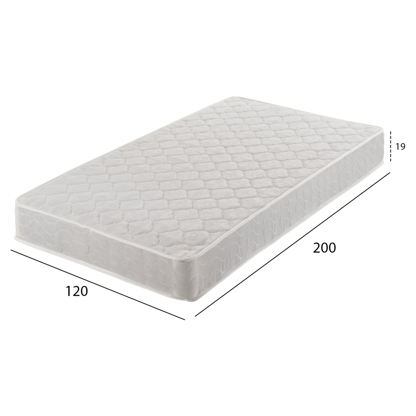 Mattress With Continuous Spring Hm669.08 Double-sided 120x200cm.
