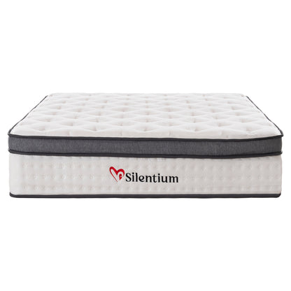 Mattress Double Silentium Hm749.04 Pocket Springs--white 140x200x30hcm
