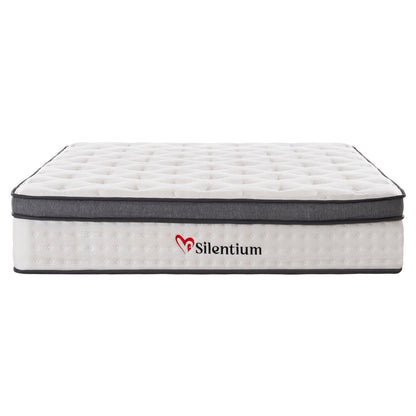 Mattress Double Silentium Hm749.05 Pocket Springs--white 150x200x30hcm