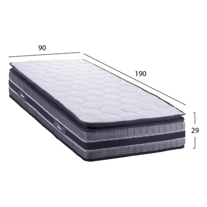 Hm657.90 Dreamtopia Mattress, Series Franklin, 90x190x29h