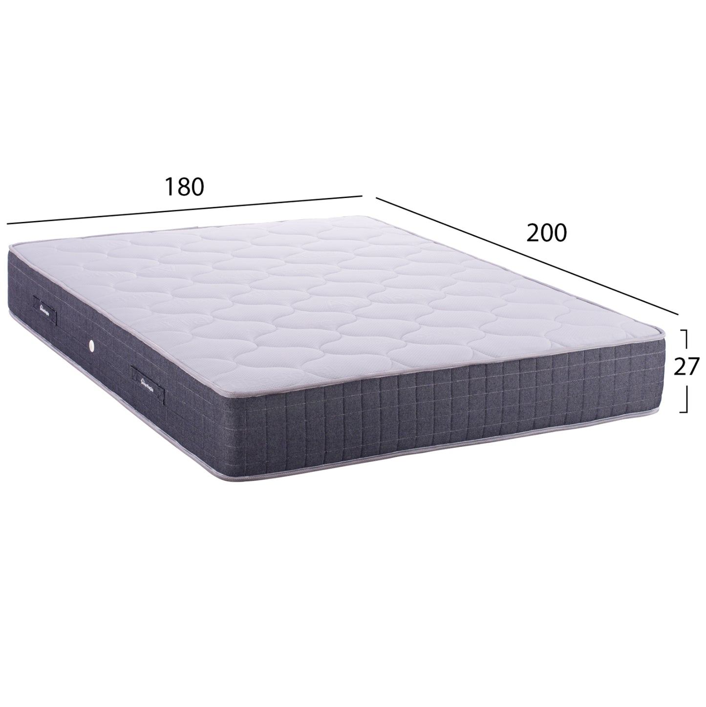 Hm656.180-200 Dreamtopia Mattress, Series Cloud09, Bonnell Spring, 180x200x27Ηcm