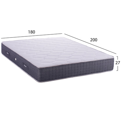 Hm656.180-200 Dreamtopia Mattress, Series Cloud09, Bonnell Spring, 180x200x27Ηcm