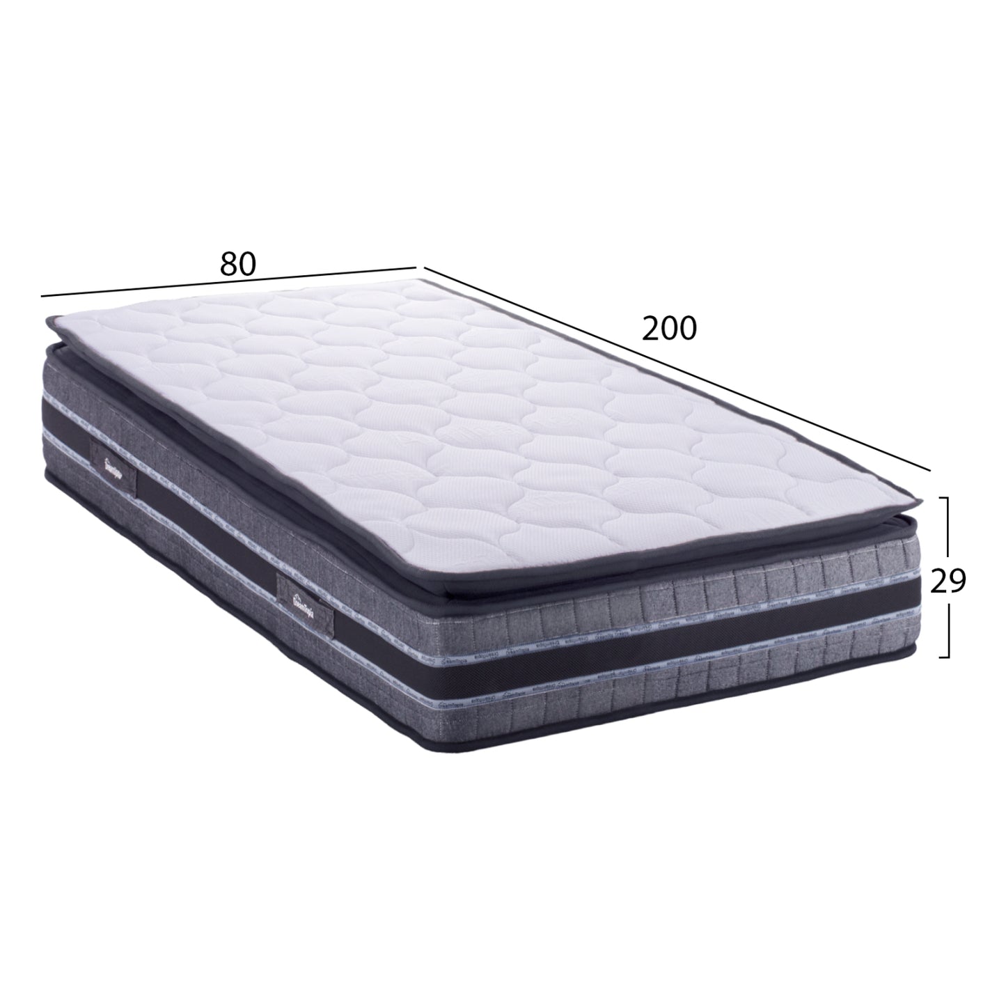 Mattress Dreamtopia Series Franklin Fb9657.80-- 80x200x29h