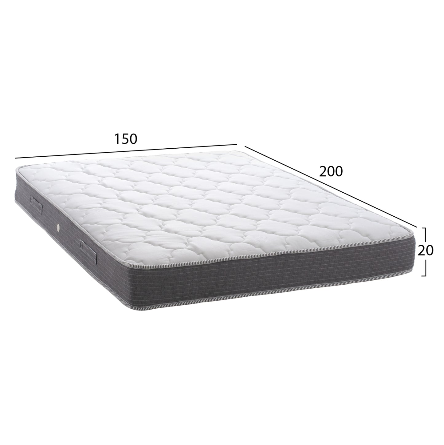 Mattress Dreamtopia, Series Lullaby Aloe Vera, 150x200x20h, Hm655.150