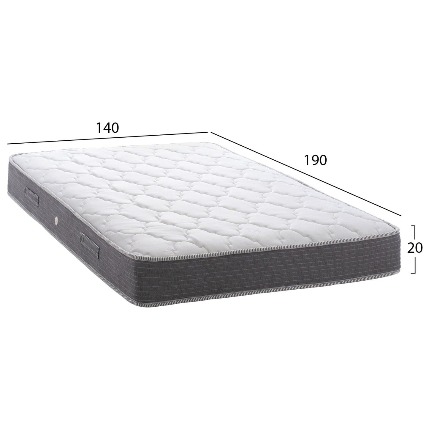 Mattress Dreamtopia, Series Lullaby Aloe Vera, Fb9655.140, 140x190x20h