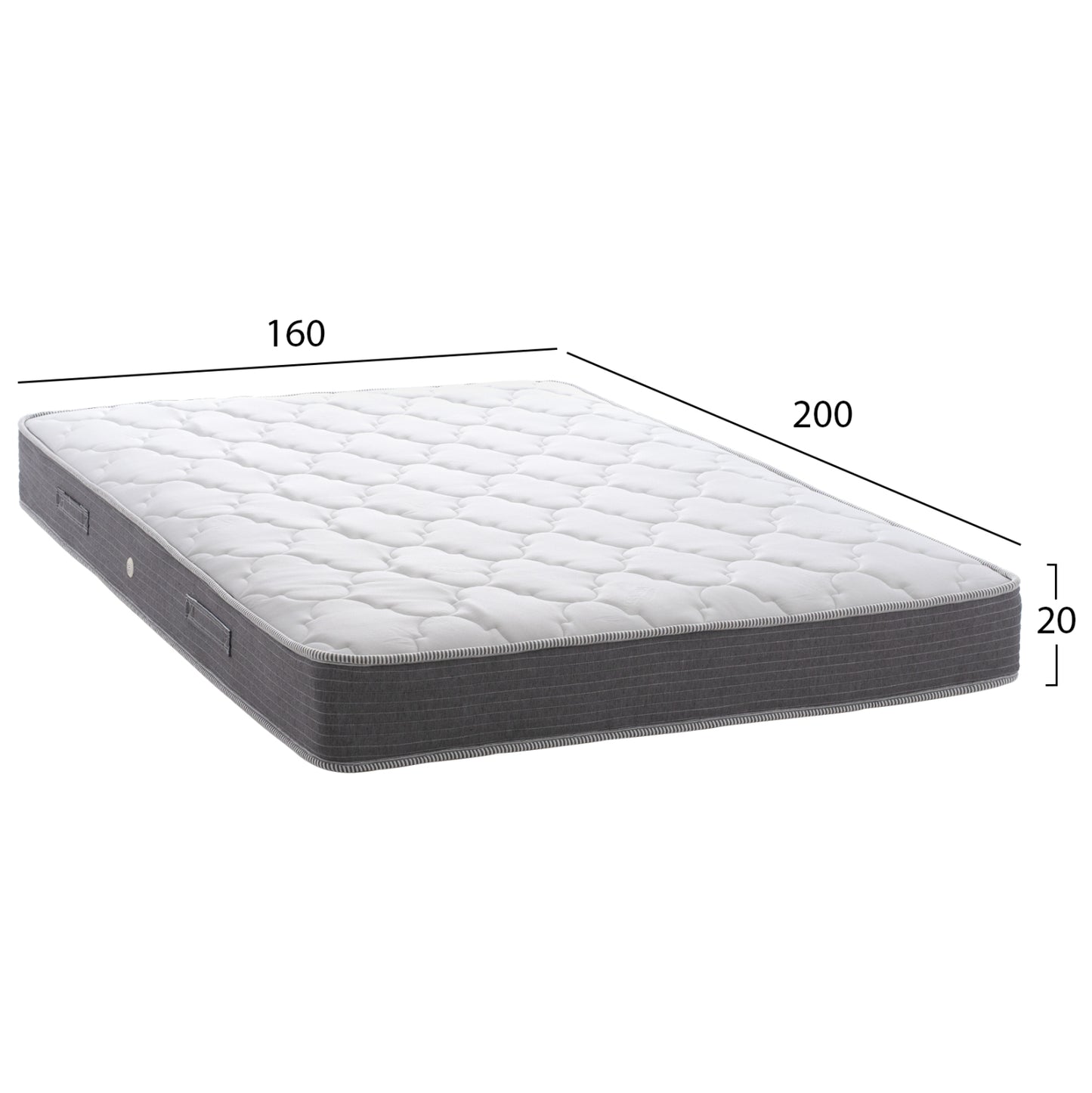 Mattress Dreamtopia, Series Lullaby Aloe Vera, Hm655.160, Bonnell, 160x200x20h