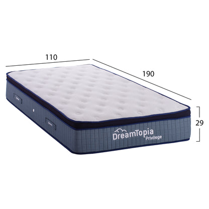 Hm660.110 Dreamtopia Mattress, Series Privilege, 110x190x29h