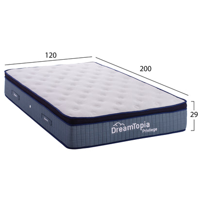 Hm660.120 Dreamtopia Mattress, Series Privilege, 120x200x29h