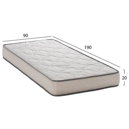 Hm653.90 Dreamtopia Mattress, Series Relief, 90x190x20h