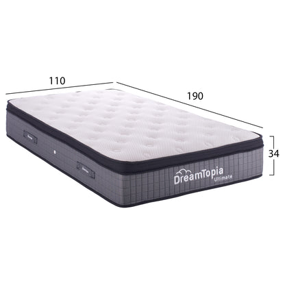 Hm661.110 Dreamtopia Mattress, Series Ultimate, 110x190x34h