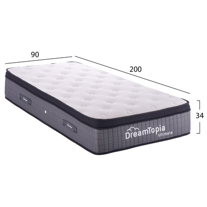 Hm661.90-200 Dreamtopia Mattress, Series Ultimate, 90x200x34h