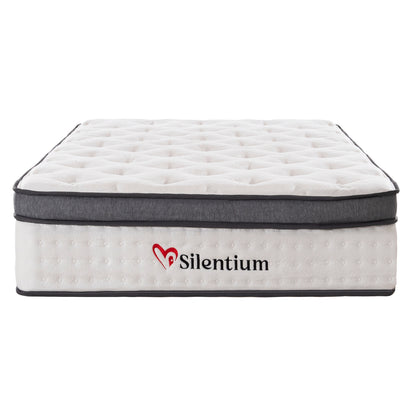 Mattress Semi-double Silentium Hm749.02 Pocket Springs--white 120x200x30hcm