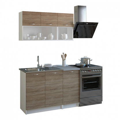 Kitchen Unit Melamine Sonama-white Hm2438 46-29.2x120 Cm.