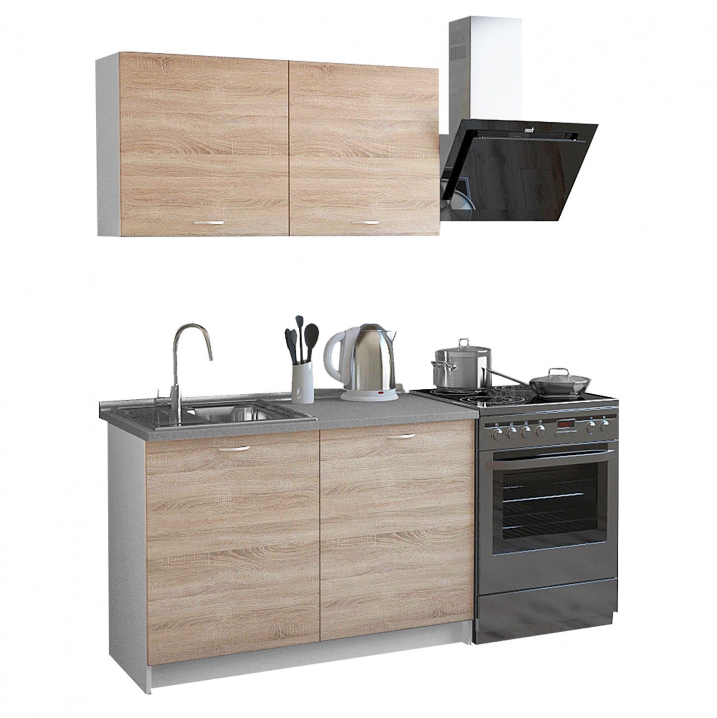 Kitchen Unit Melamine Sonama-white Hm2439 46-29.2x120y Cm.