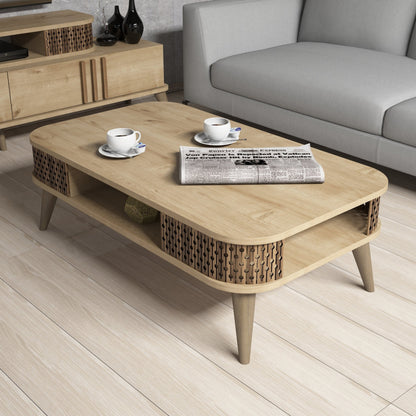Living Room Composition Hm11848.01 2pcs Natural Oak