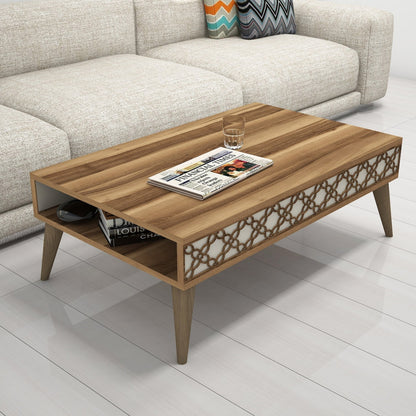 Living Room Composition Hm11850.02 2pcs Melamine In Walnut-cream