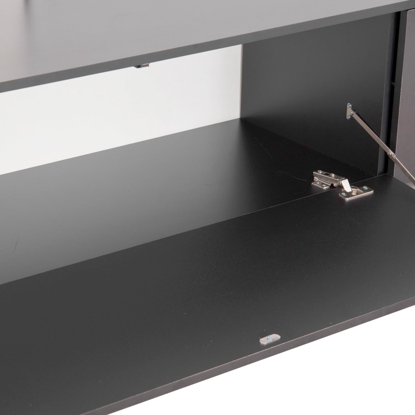 Tv Furniture Combo Dort Hm18076.02 Melamine In Sonama-dark Grey 249.5x42.2x199.5hcm.