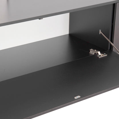 Tv Furniture Combo Dort Hm18076.02 Melamine In Sonama-dark Grey 249.5x42.2x199.5hcm.