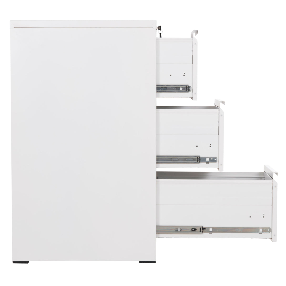 Office Filing Cabinet (3) Sider Hm6636.02 White Metal 45.5x62x103.5hcm.