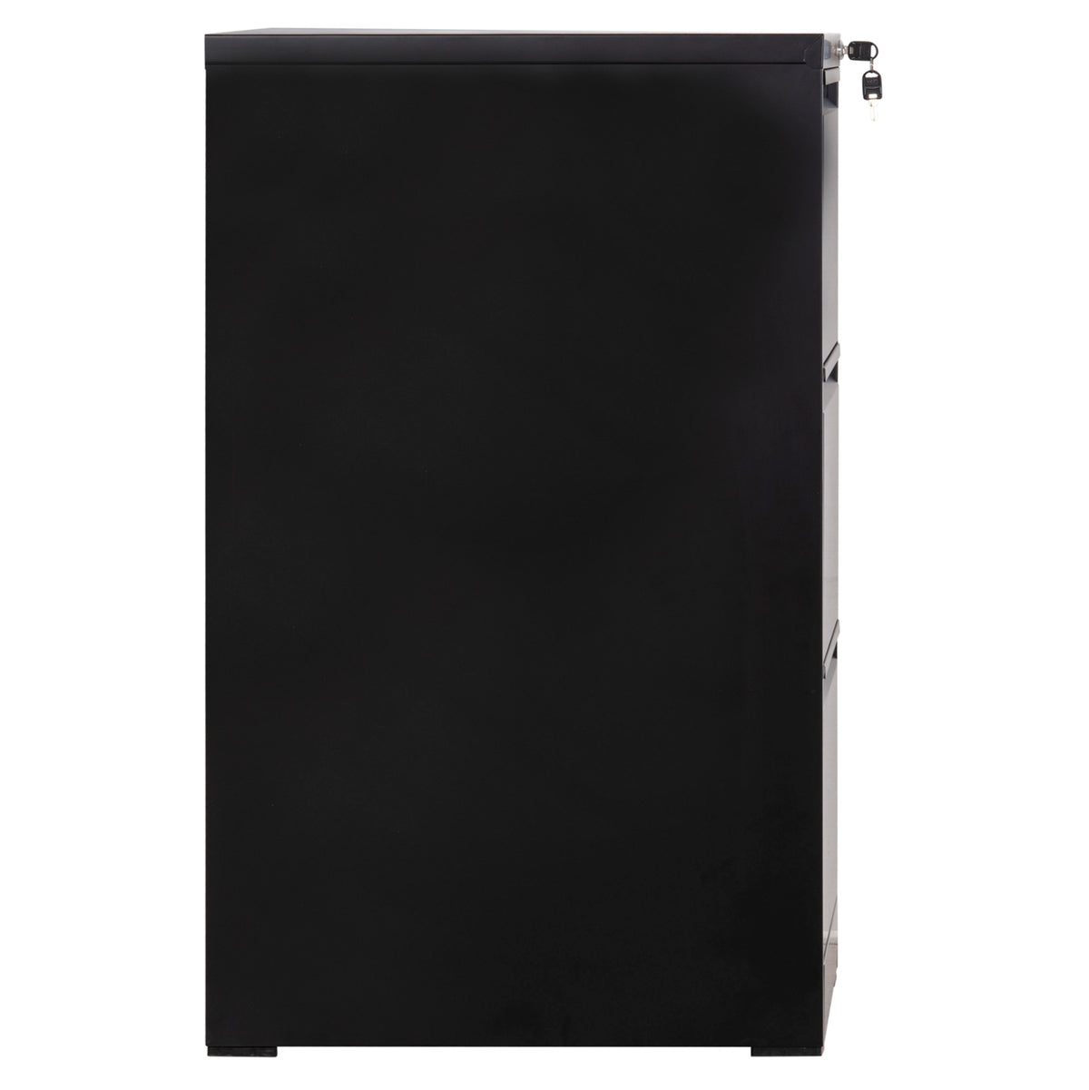 Office Filing Cabinet (3) Sider Hm6636.01 Black Metal 45.5x62x103.5hcm.