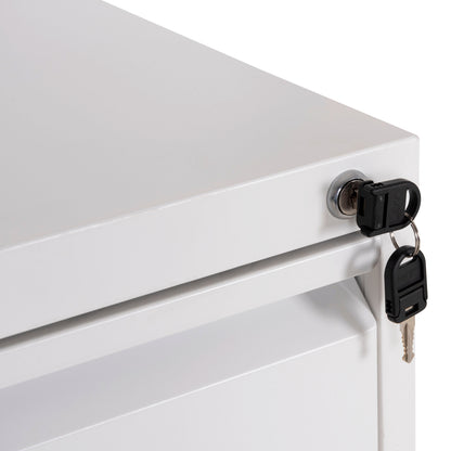Office Filing Cabinet (3) Sider Hm6636.02 White Metal 45.5x62x103.5hcm.