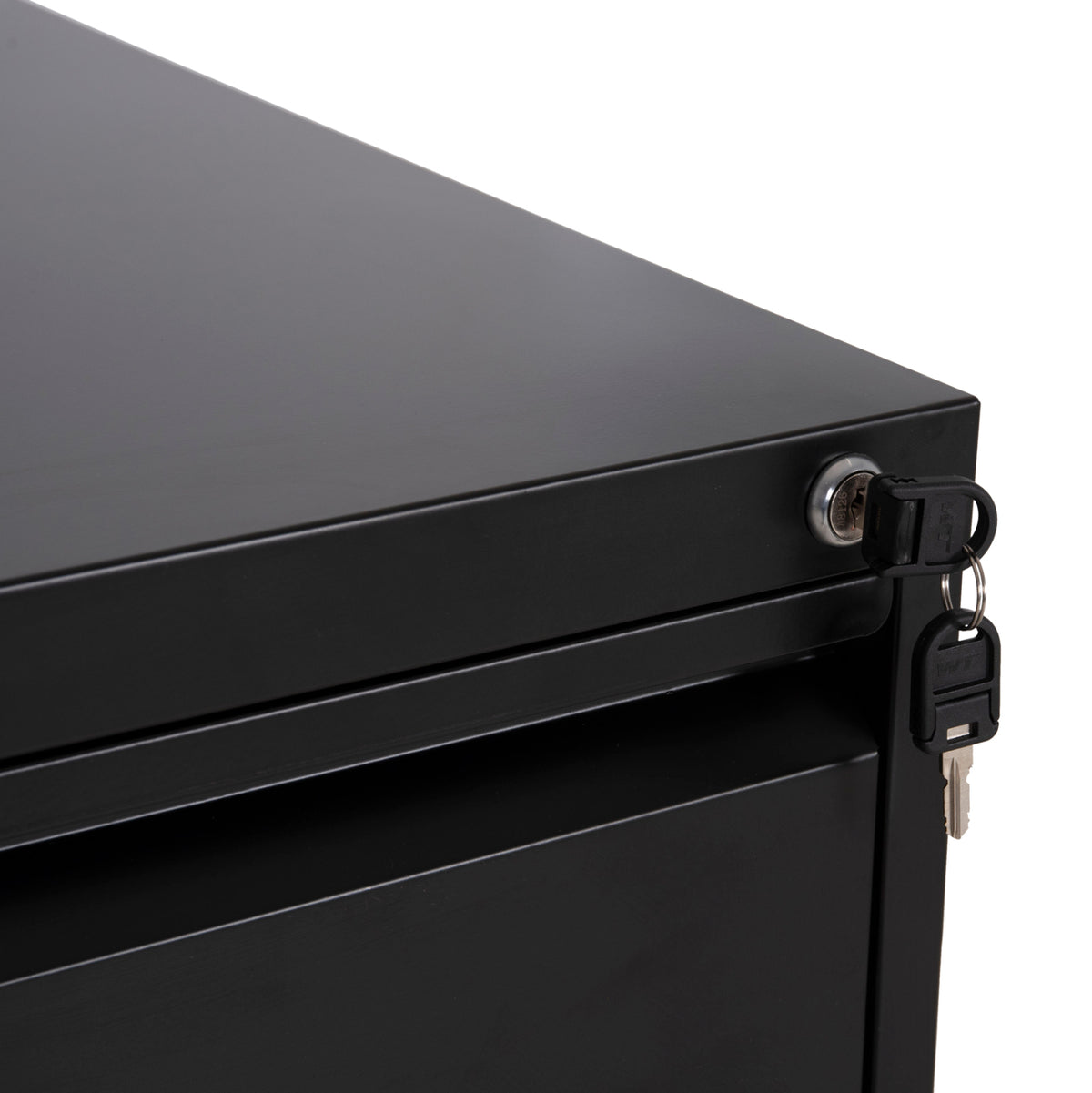 Office Filing Cabinet (3) Sider Hm6636.01 Black Metal 45.5x62x103.5hcm.