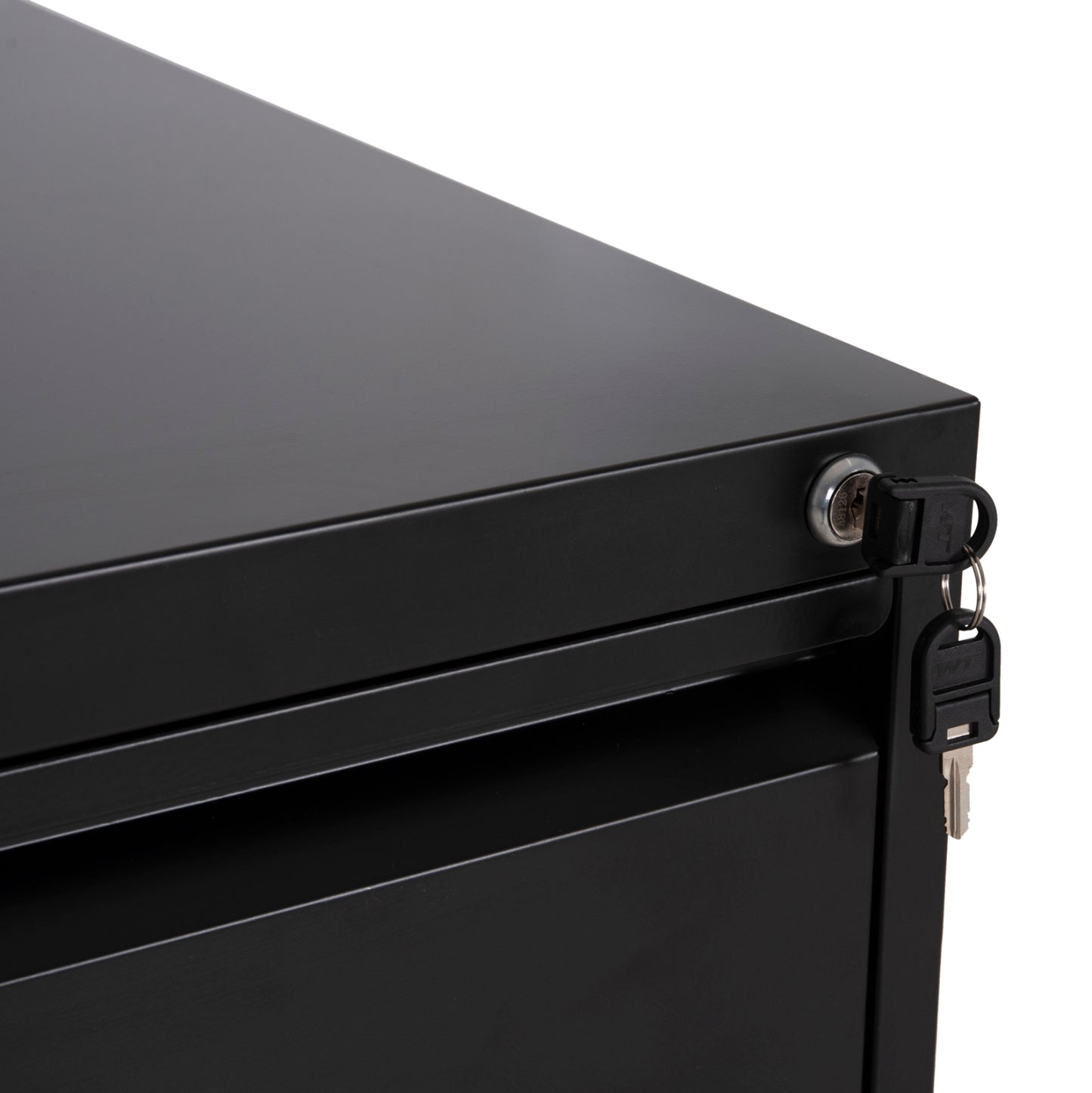 Office Filing Cabinet (3) Sider Hm6636.01 Black Metal 45.5x62x103.5hcm.