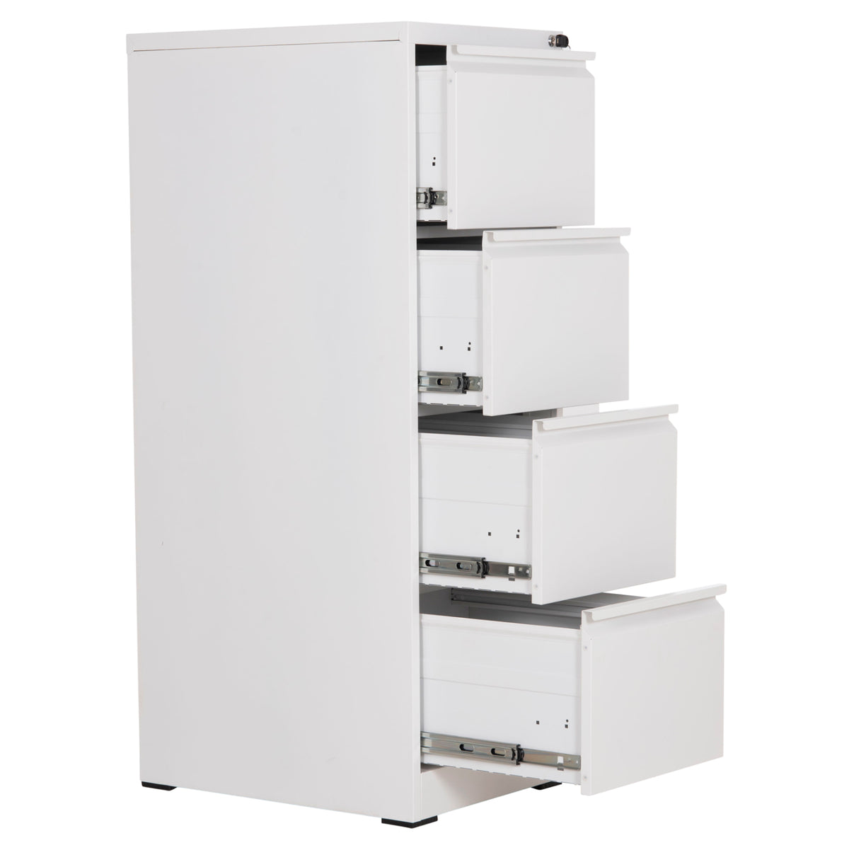 Office Filing Cabinet (4) Sider Hm6637.02 White Metal 45.5x62x134hcm.