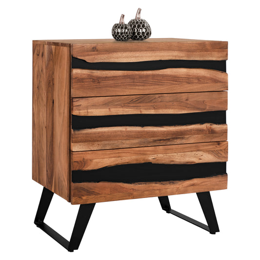 Drawer Alicia Hm8361.11 From Solid Acacia Wood 80x38x86 Cm.