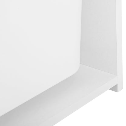 Chest Of Drawers Sani Hm18209.01 Melamine In White-sonoma & White P.e. Drawers 45.5x30x90hcm.