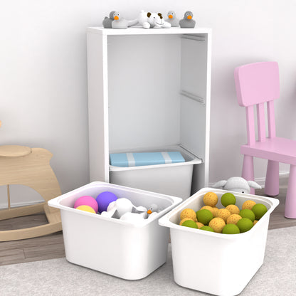 Chest Of Drawers Sani Hm18218.01 Melamine In White-white P.e. Drawers 45,5x30x83hcm.
