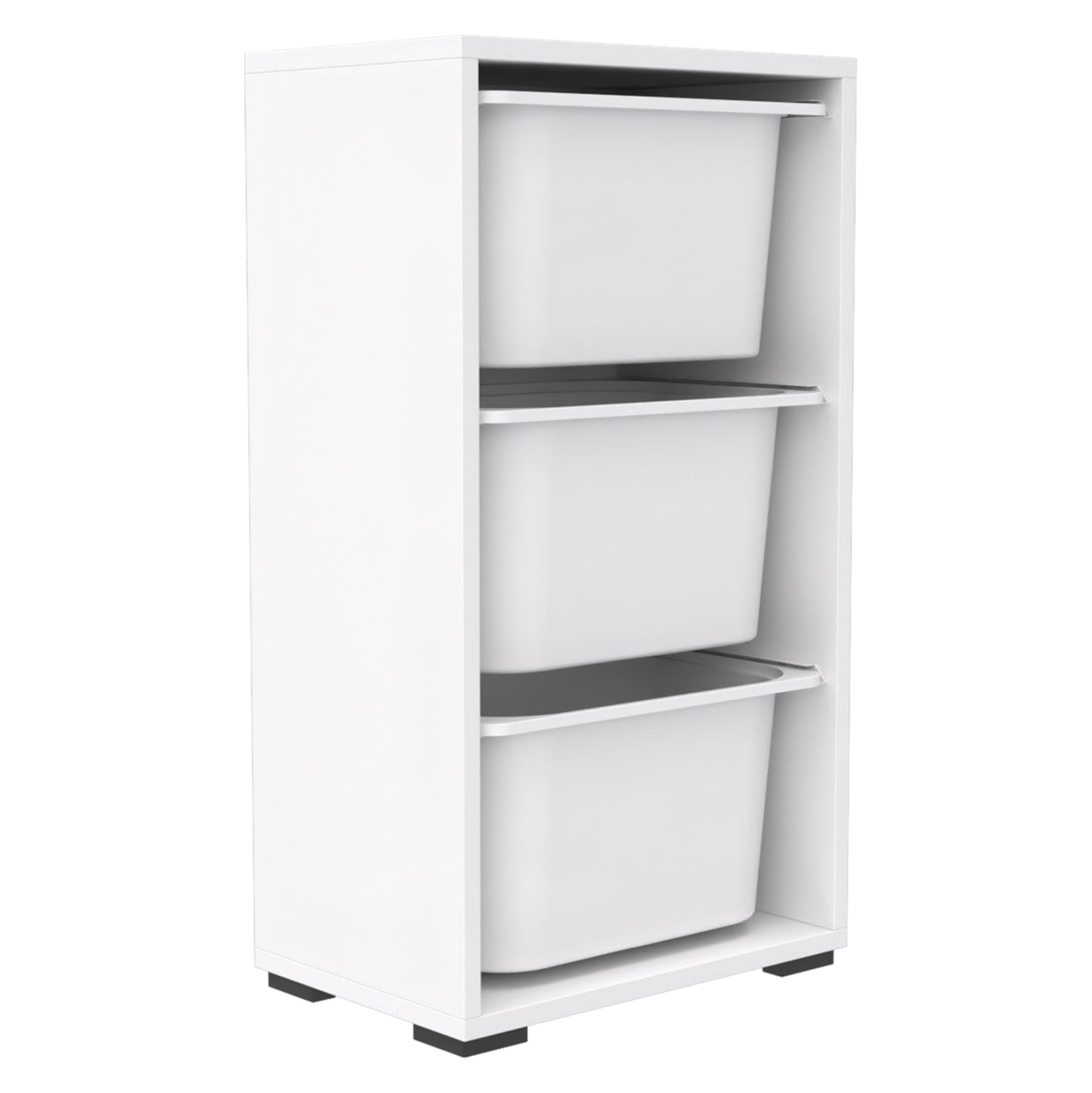 Chest Of Drawers Sani Hm18218.01 Melamine In White-white P.e. Drawers 45,5x30x83hcm.