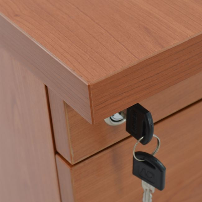 Office Professional Drawer In Cherry Color Hm2049.13 40x52x60 Cm.