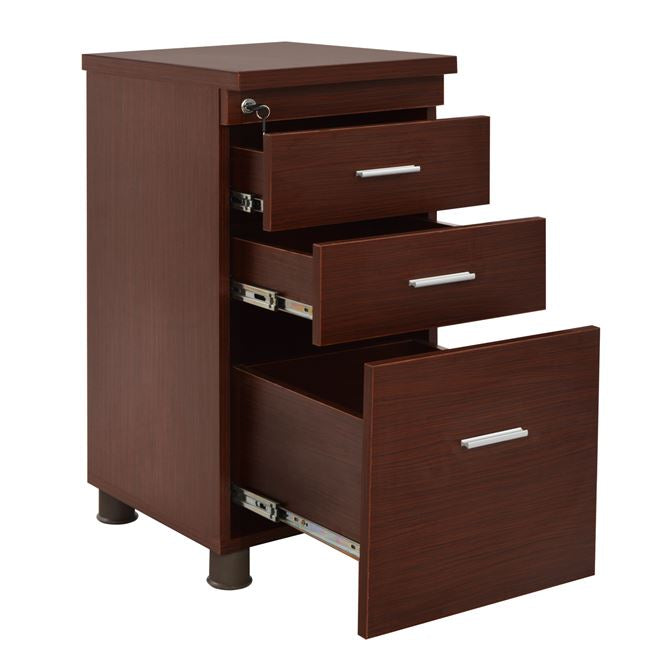 Office Professional Drawer In Wenge Color Hm2049.12 40x52x60 Cm.