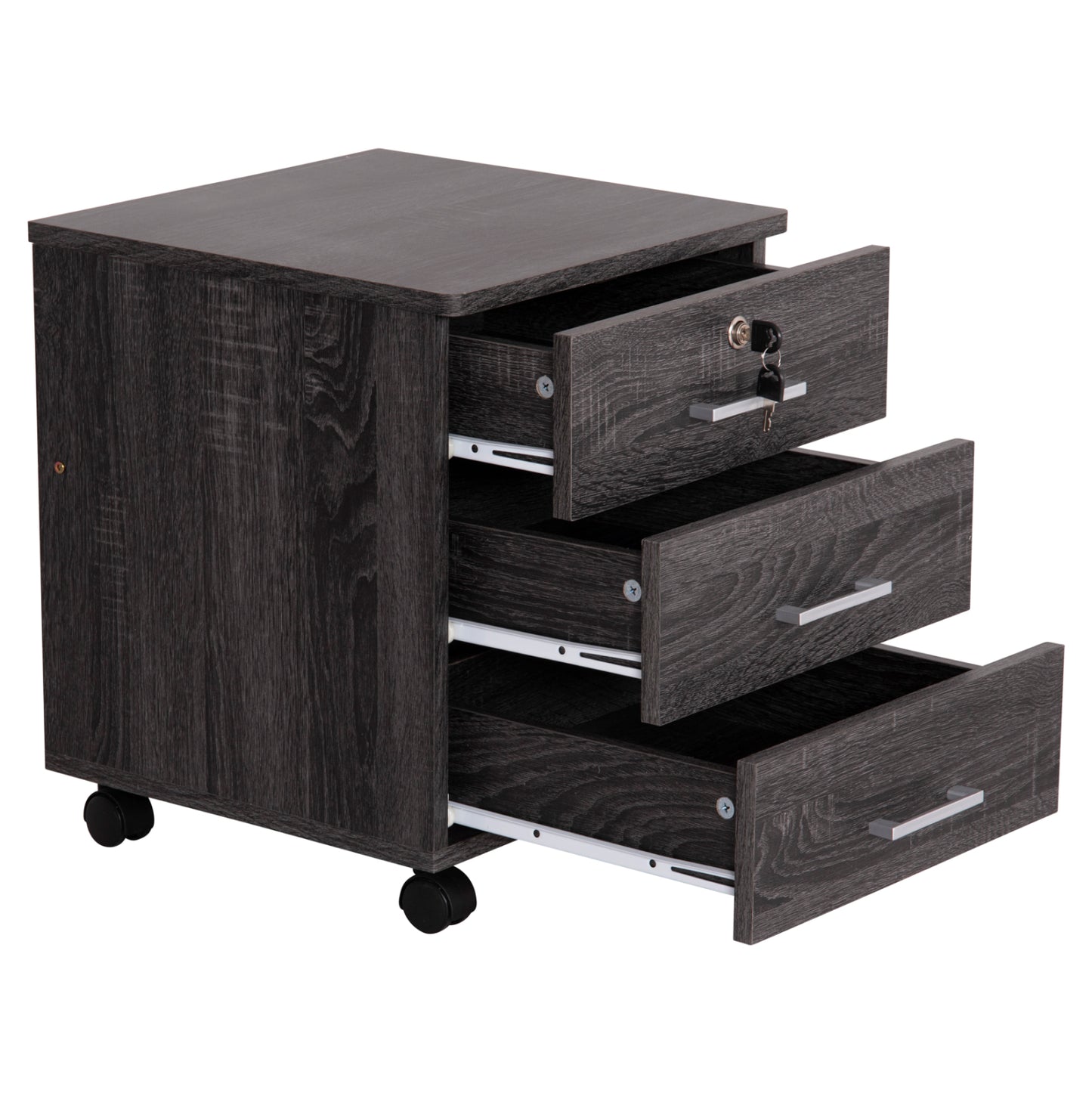Office Drawer Hayden Hm2282.01 Melamine In Grey Color 39.5x40x46.5hcm.