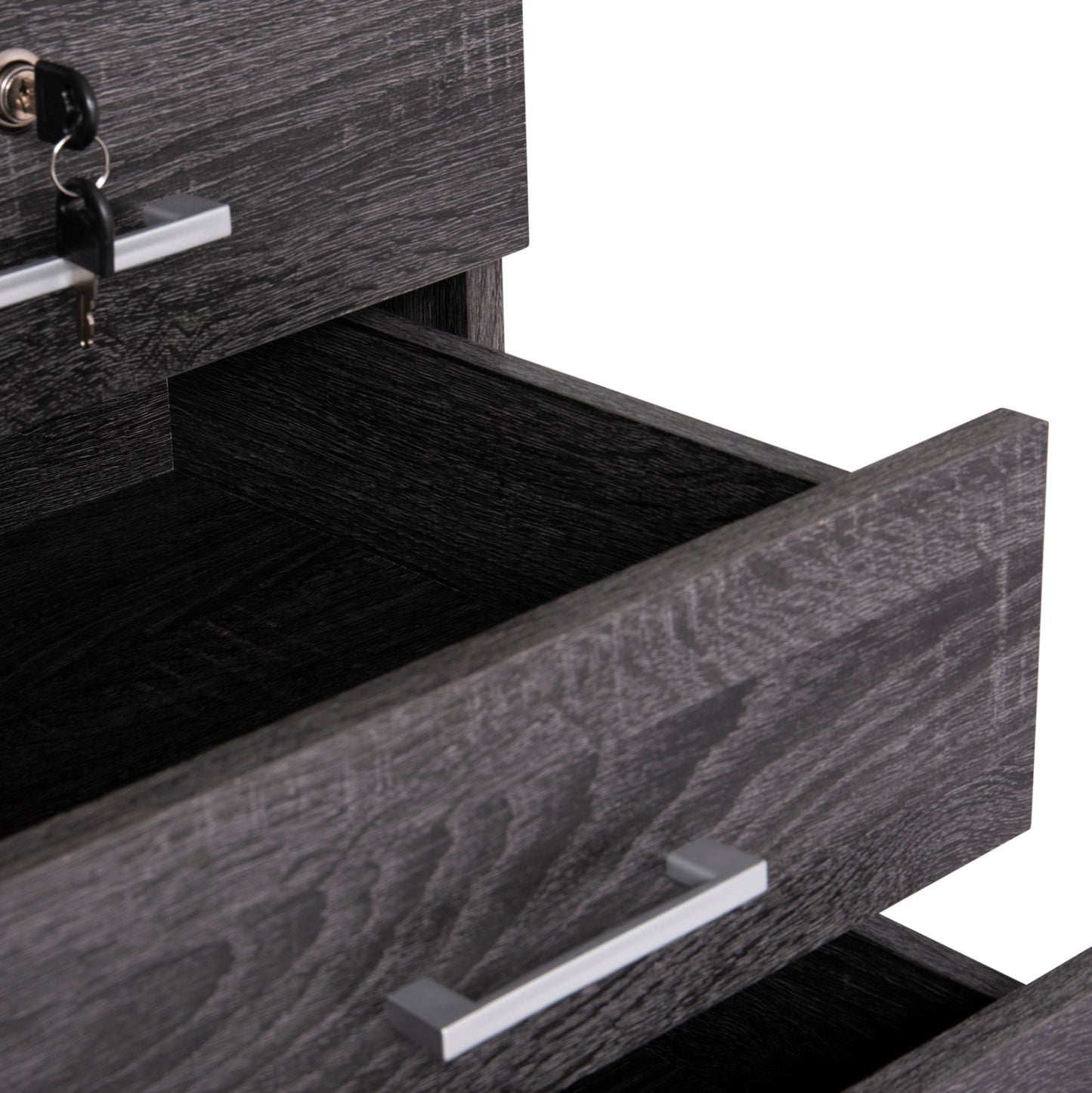 Office Drawer Hayden Hm2282.01 Melamine In Grey Color 39.5x40x46.5hcm.