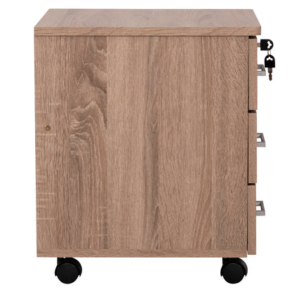 Office Drawer Hayden Hm2282.02 Melamine In Sonama Color 39.5x40x46.5hcm.