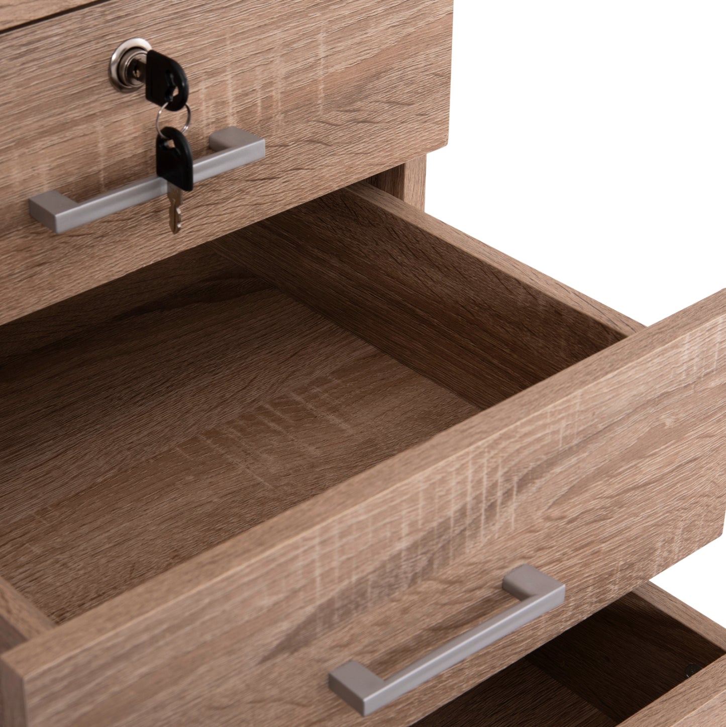Office Drawer Hayden Hm2282.02 Melamine In Sonama Color 39.5x40x46.5hcm.