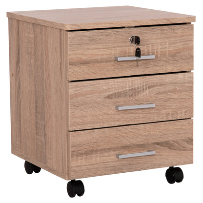 Office Drawer Hayden Hm2282.02 Melamine In Sonama Color 39.5x40x46.5hcm.