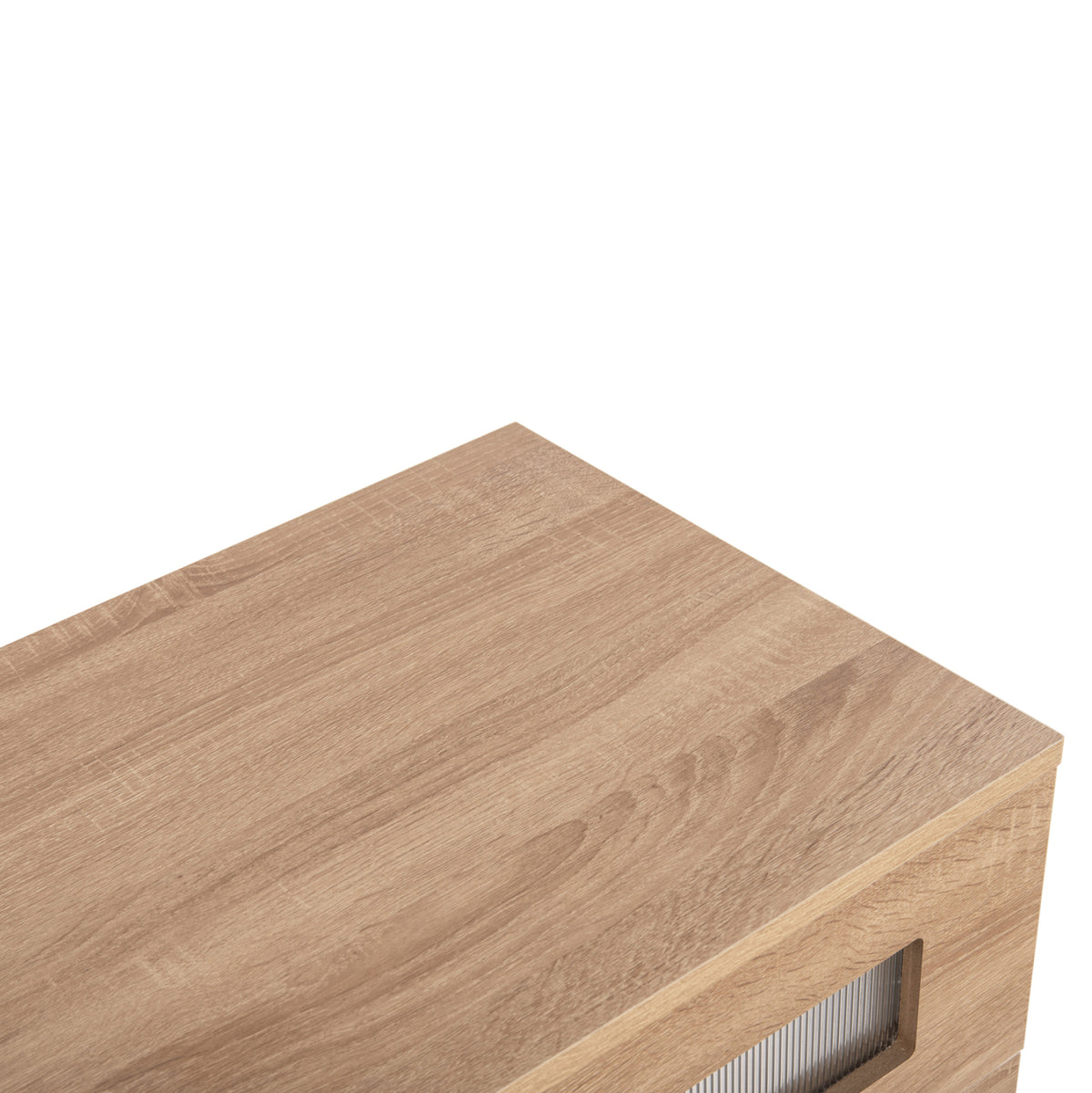 Chest Of Drawers Thorgan Hm9880.01 Melamine In Sonama-4 Drawers 80Χ40Χ83hcm.
