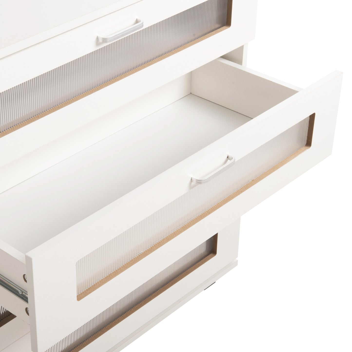 Chest Of Drawers Thorgan Hm9880.03 Melamine In White-4 Drawers 80Χ40Χ83hcm.