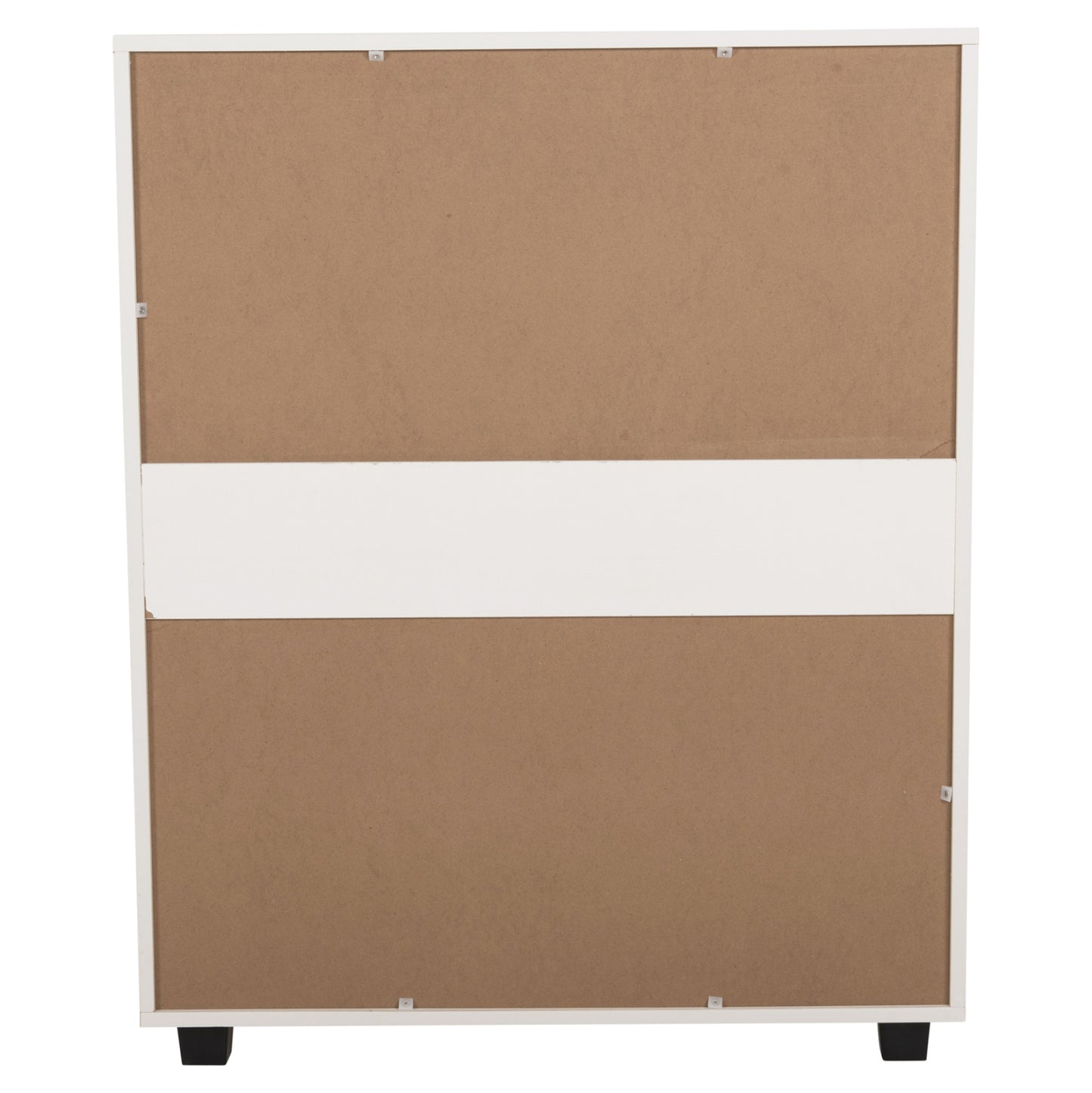 Chest Of Drawers Thorgan Hm9881.03 Melamine In White-5 Drawers 80Χ40Χ100hcm.