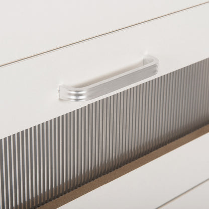 Chest Of Drawers Thorgan Hm9881.03 Melamine In White-5 Drawers 80Χ40Χ100hcm.