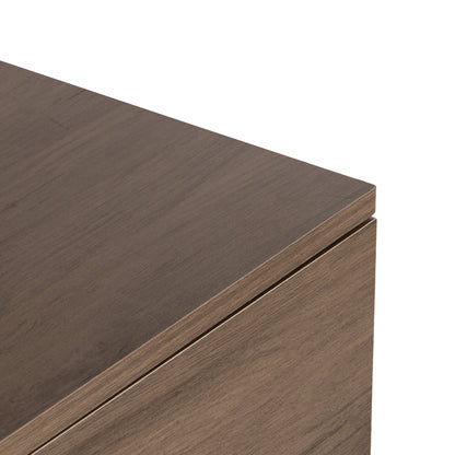 Chest Of Drawers Thorg Hm8996.05 4-drawer Melamine In Natural Wood 80x40x83hcm.
