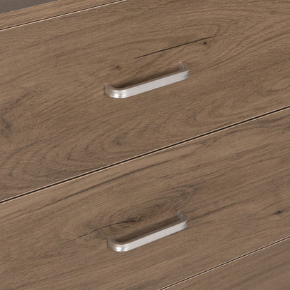 Chest Of Drawers Thorg Hm8996.05 4-drawer Melamine In Natural Wood 80x40x83hcm.