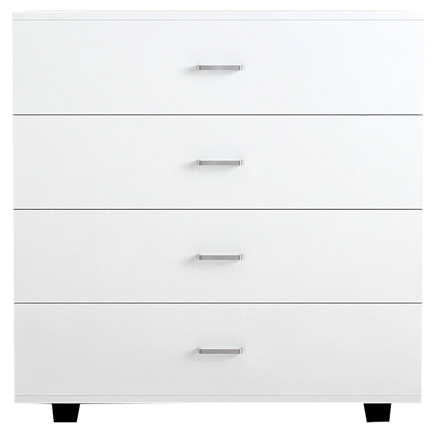 Hm8996.03 4-drawer Cabinet Thorg, White, Melamine, 80x40x83h